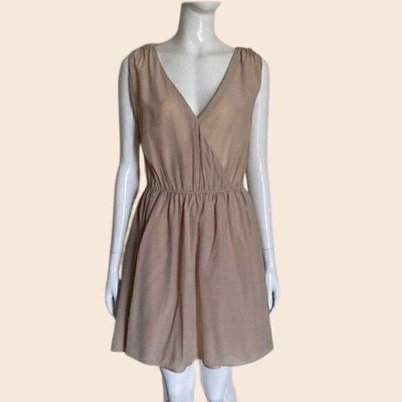 Joie Cream Silk Mini Dress - Picture 1 of 11